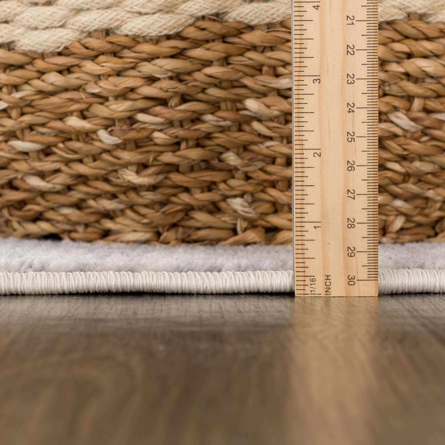 Peeta Gray Medallion Area Rug