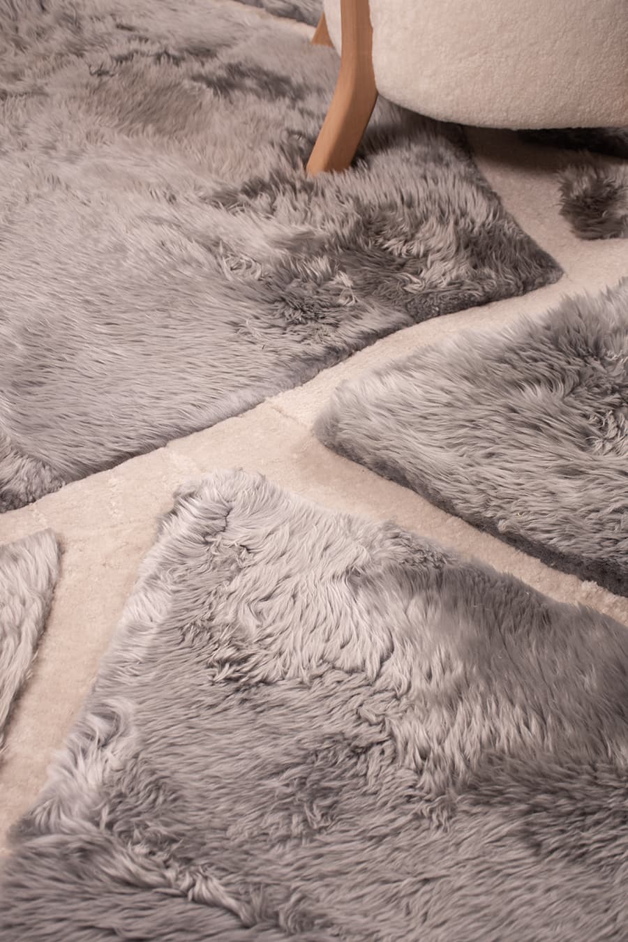 ARMOR High - Low Sheepskin Rug – Sculpted Texture in Custom Sizes