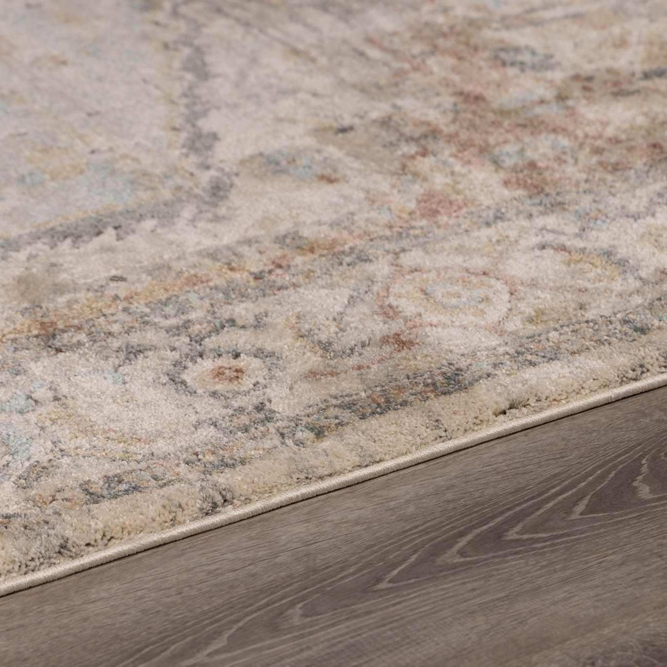 Vaeda Blue & Beige Thick Luxe Rug
