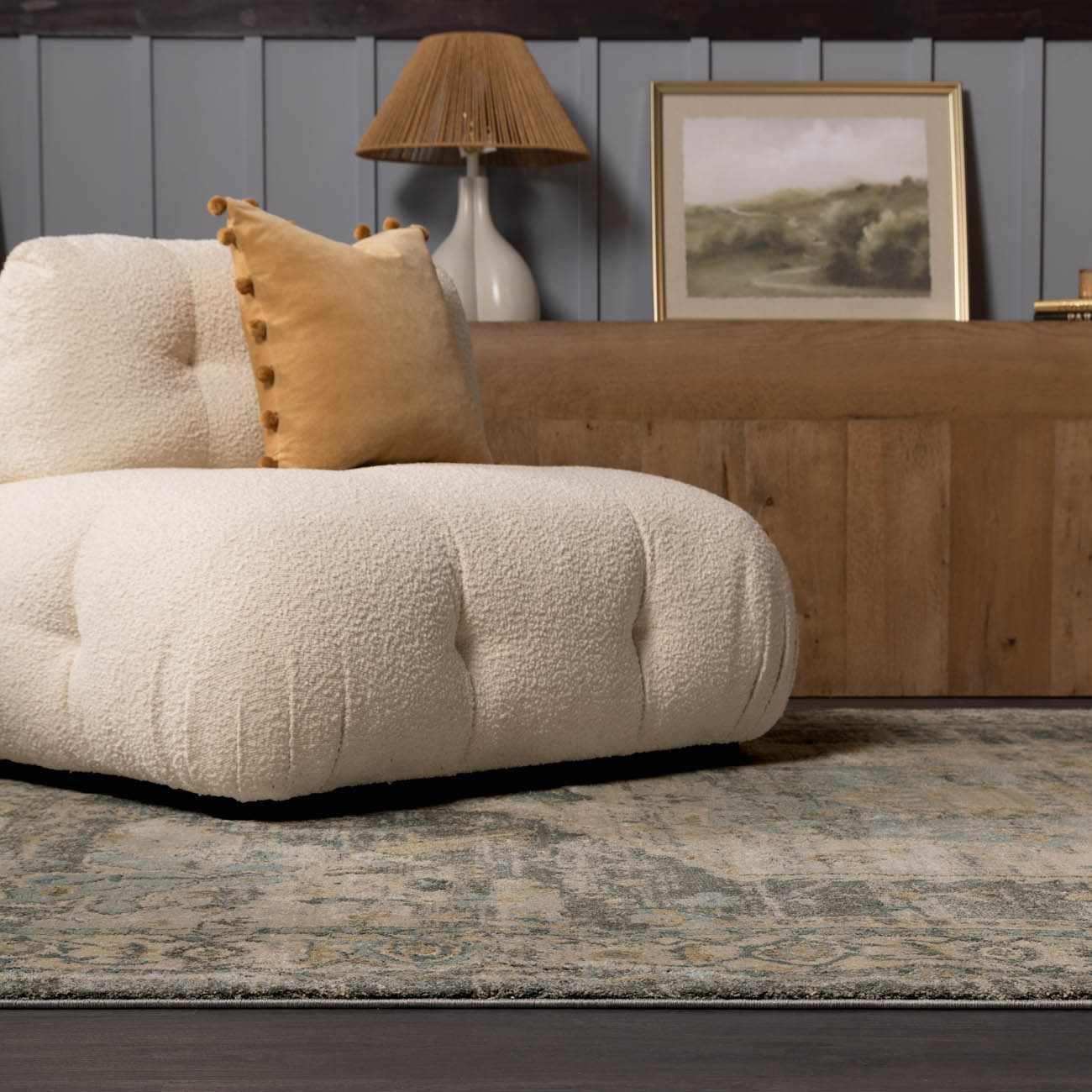 Vaeda Blue Thick Luxe Rug