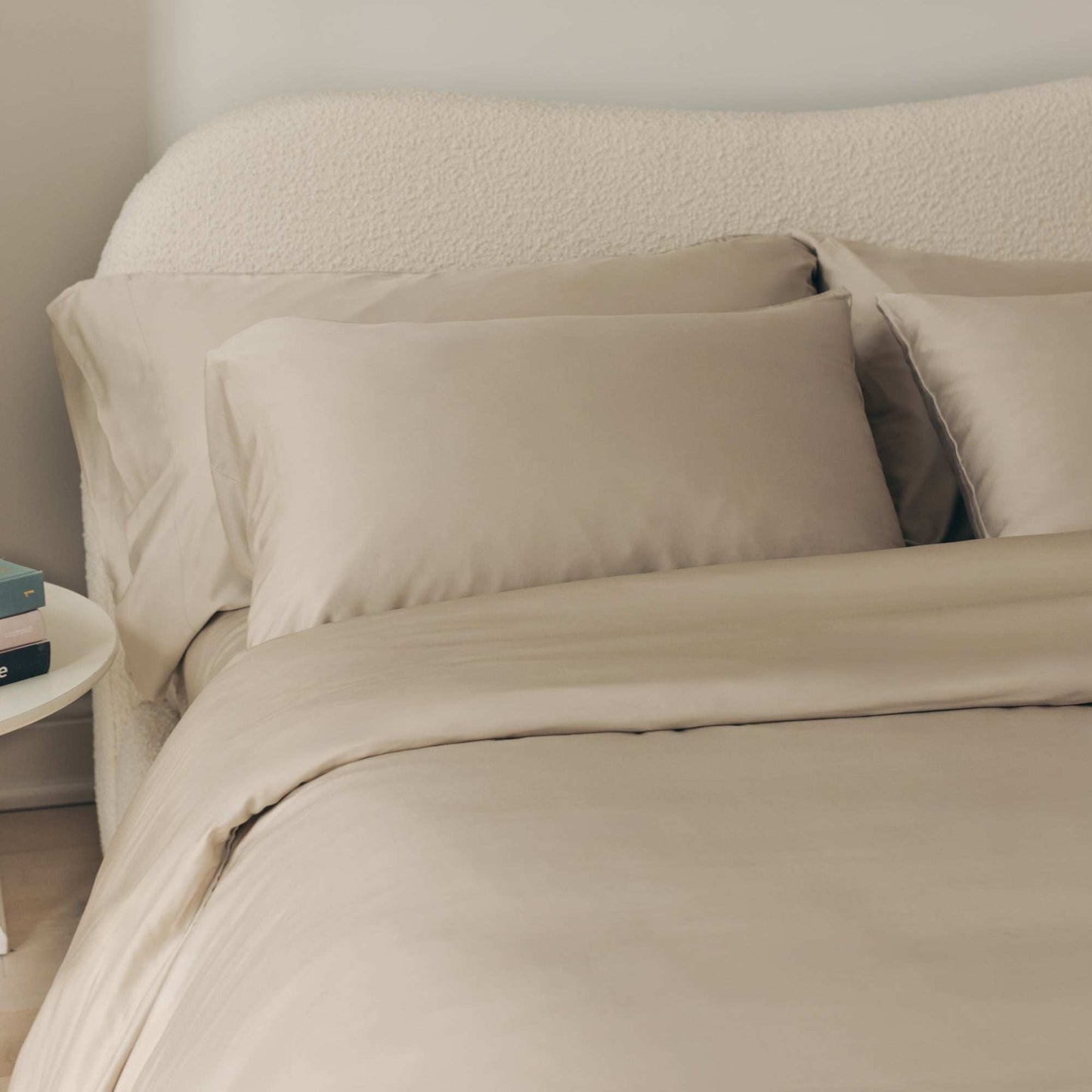Organic Bamboo Sateen Duvet Cover Set