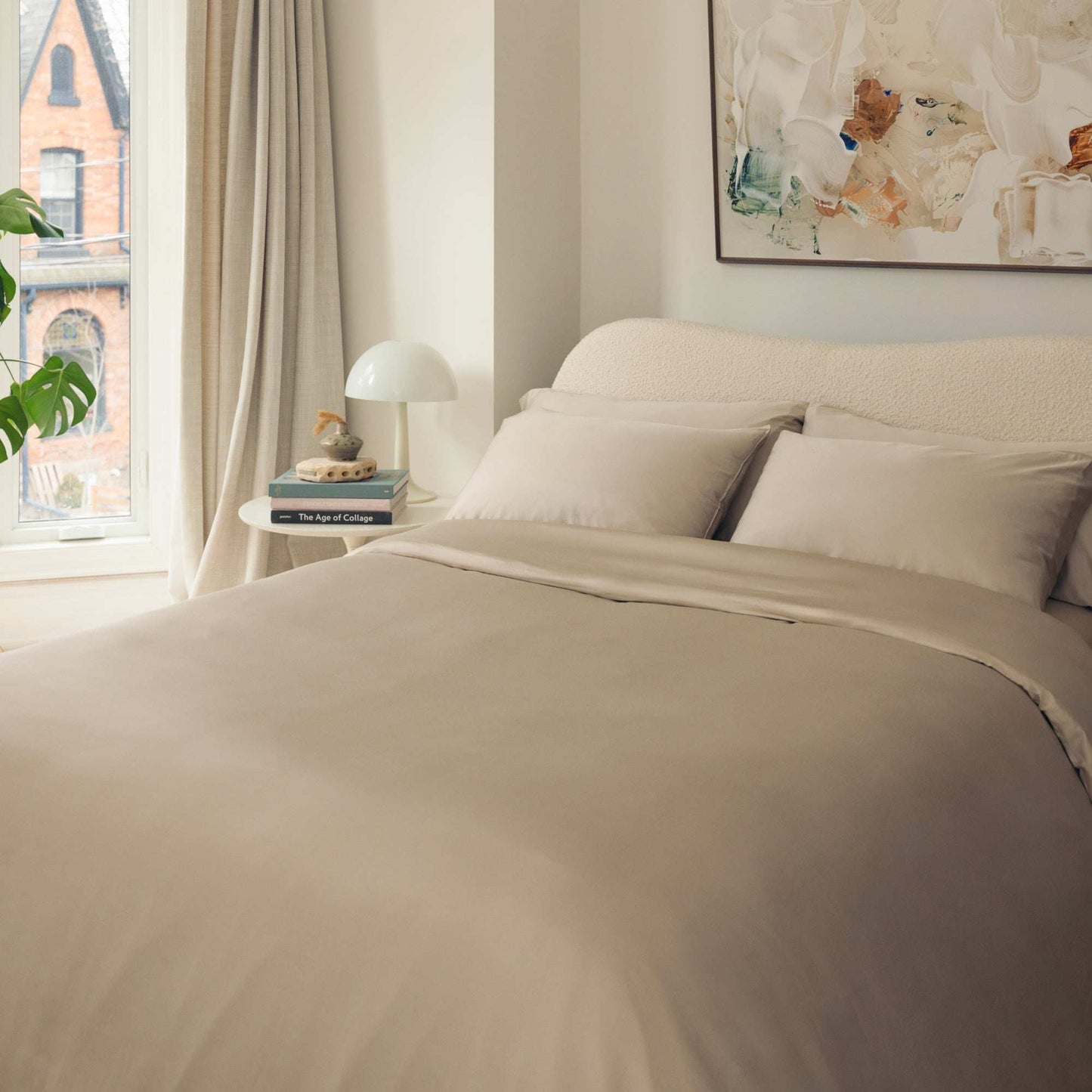Organic Bamboo Sateen Duvet Cover Set