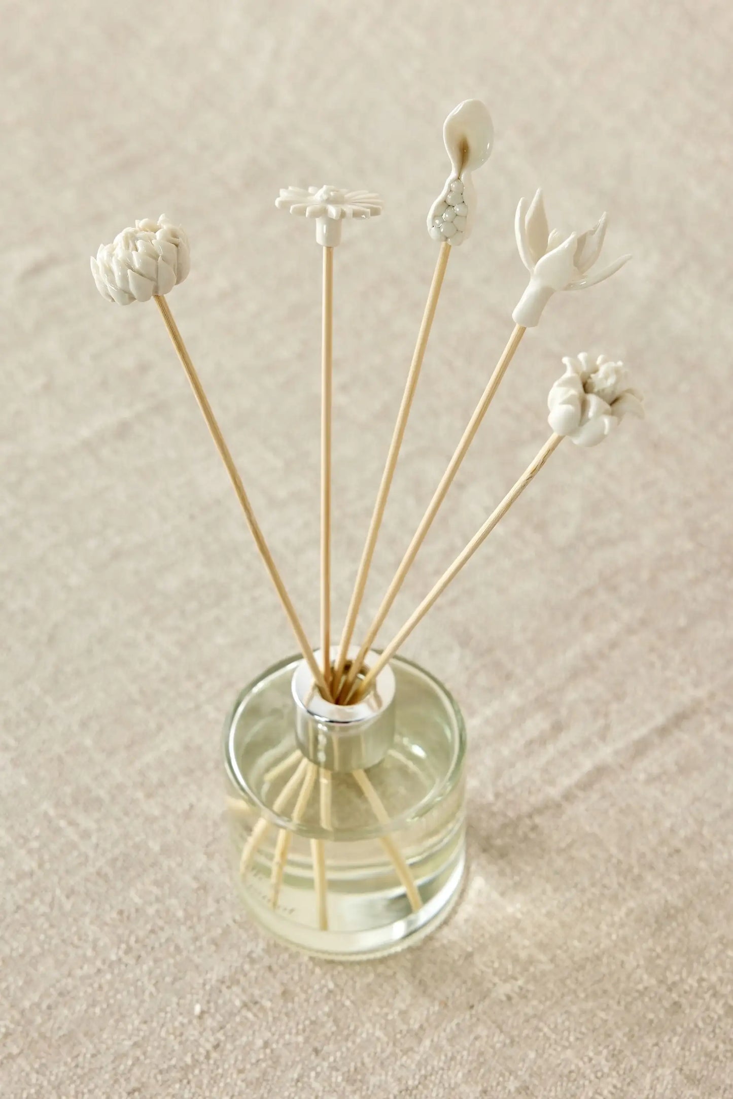 African Flowers Bamboo Diffuser Set