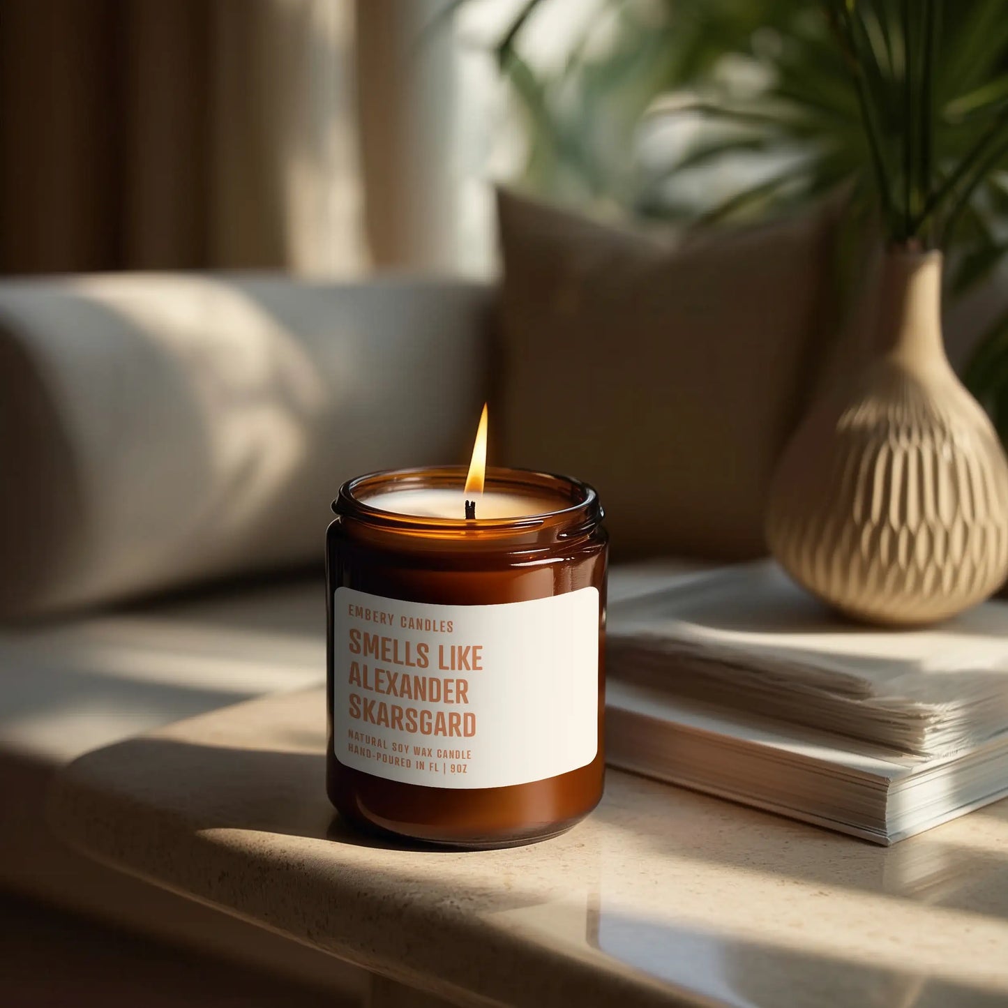 Smells Like Alexander Skarsgard | Soy Wax Scented Candle