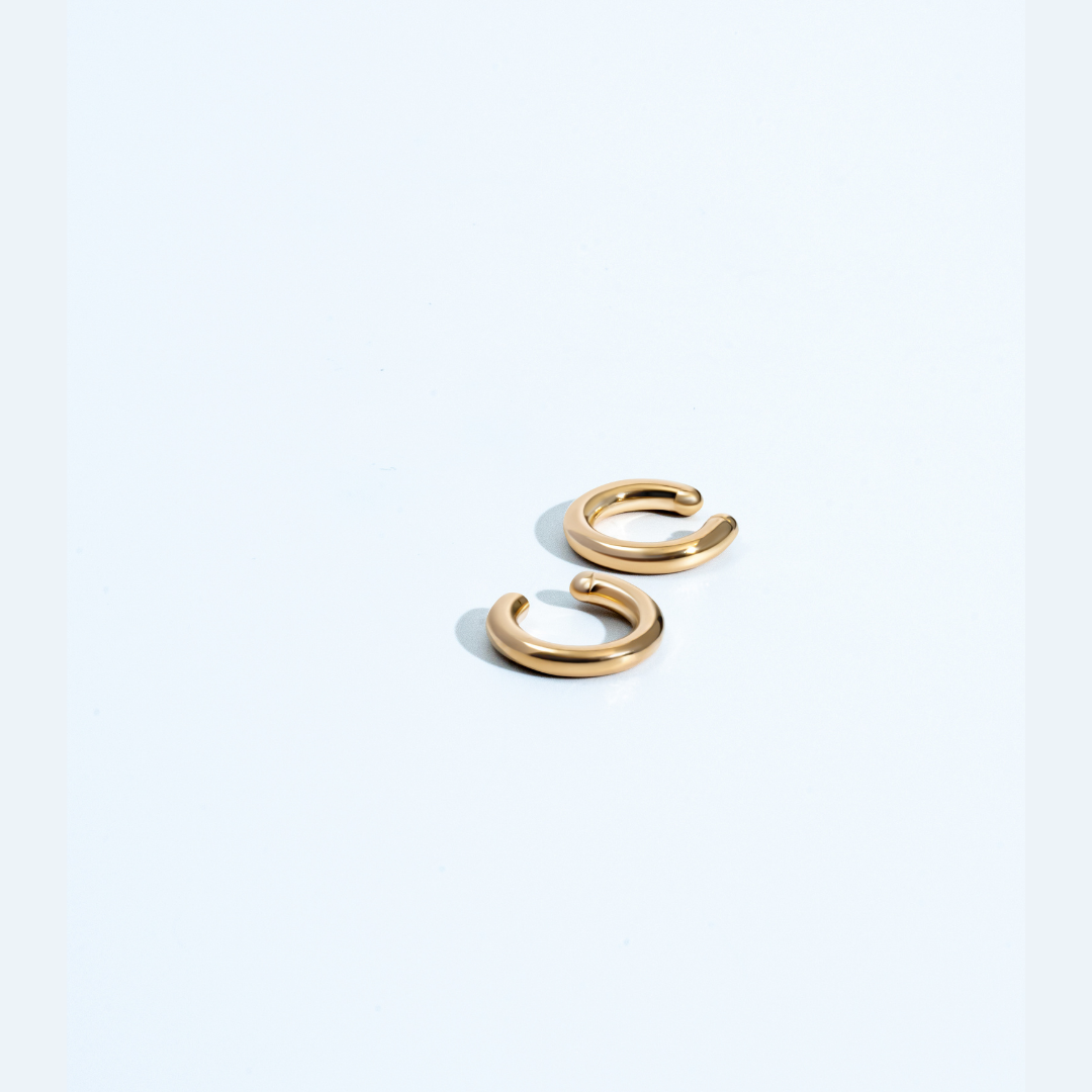Anne Geometric Gold Ear Cuff
