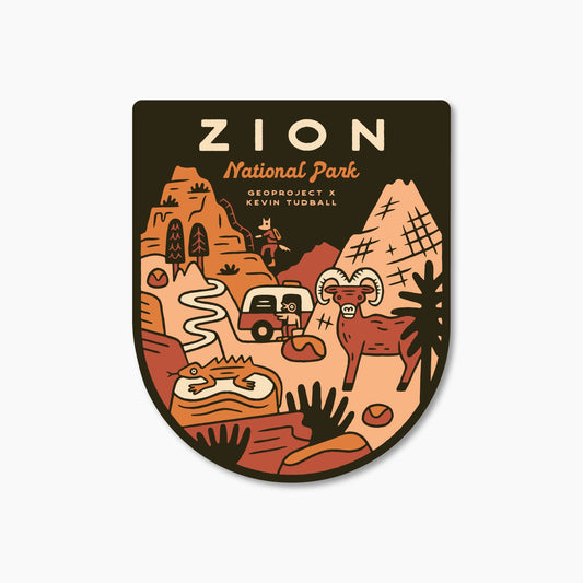 Zion National Park Sticker