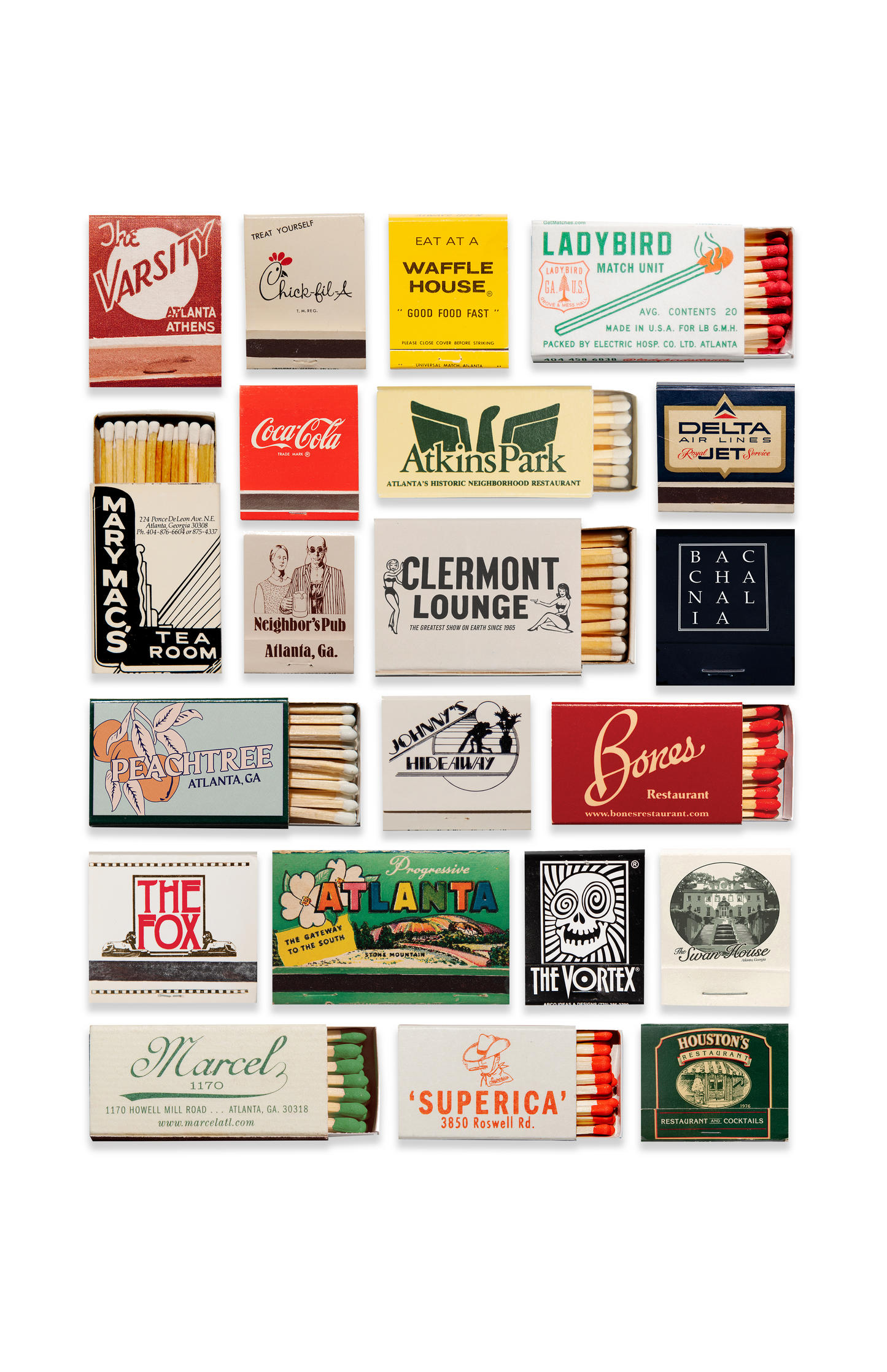 Atlanta Collage Poster