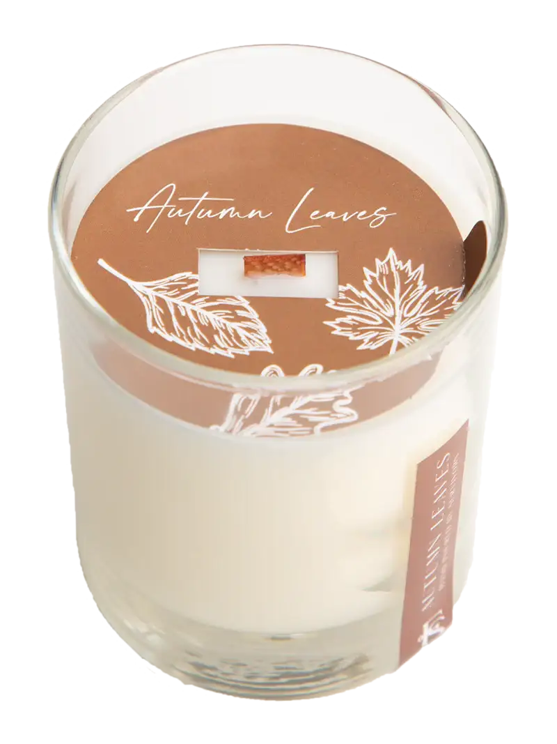 Autumn Leaves 7.5 oz Wooden Wick Candle