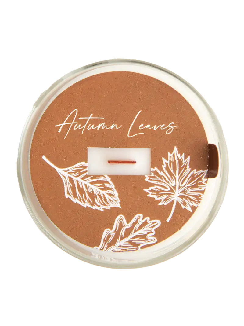Autumn Leaves 7.5 oz Wooden Wick Candle