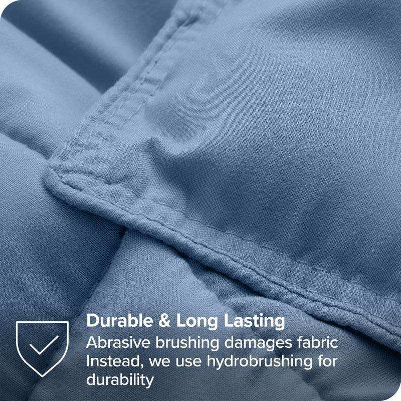King/Cal King Size All Season Super Soft Down Alternative Comforter Set Blue