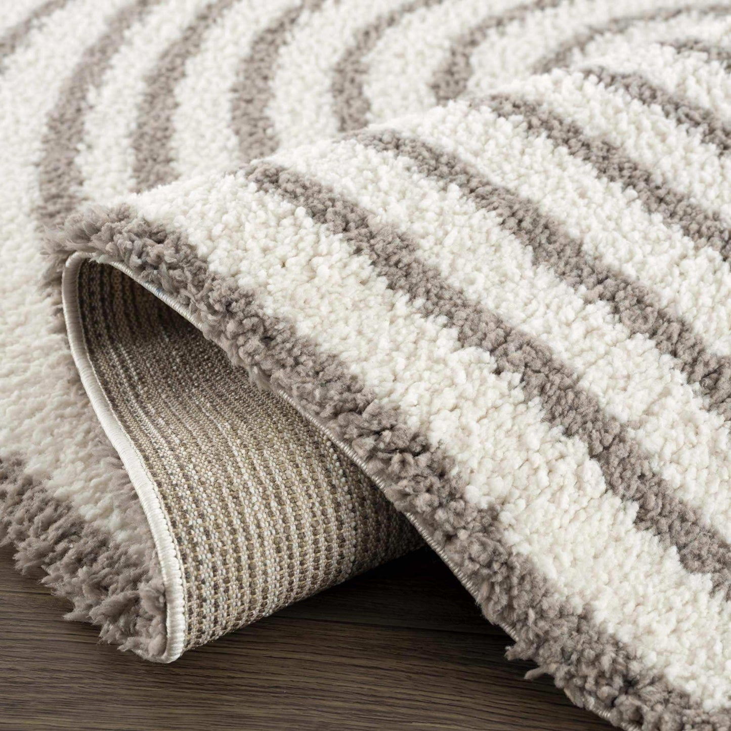 Jola Taupe Area Rug - Clearance
