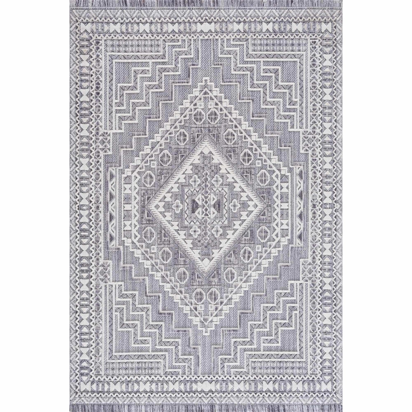 Alya Charcoal Textured Area Rug