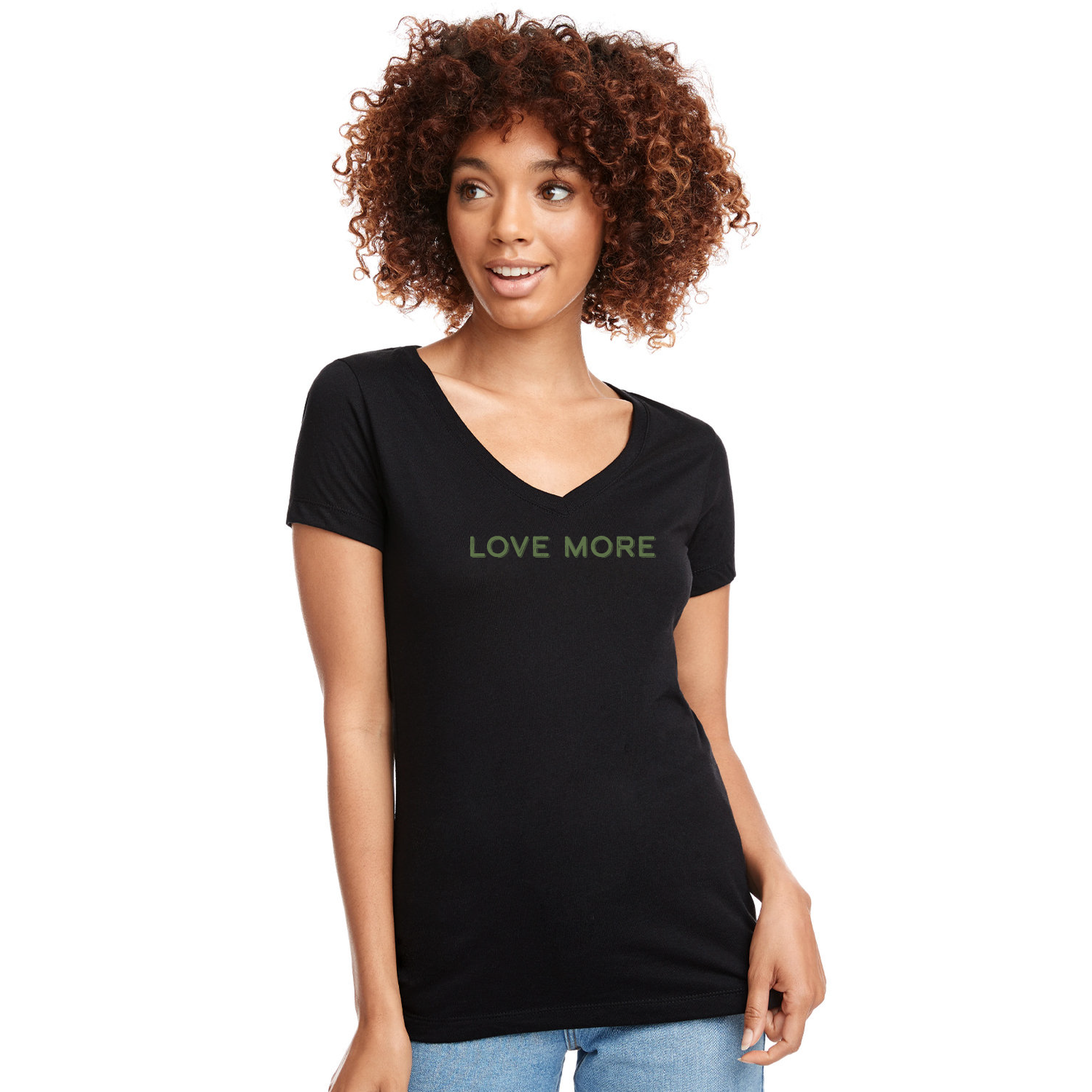 Love More Black T-Shirt - 022