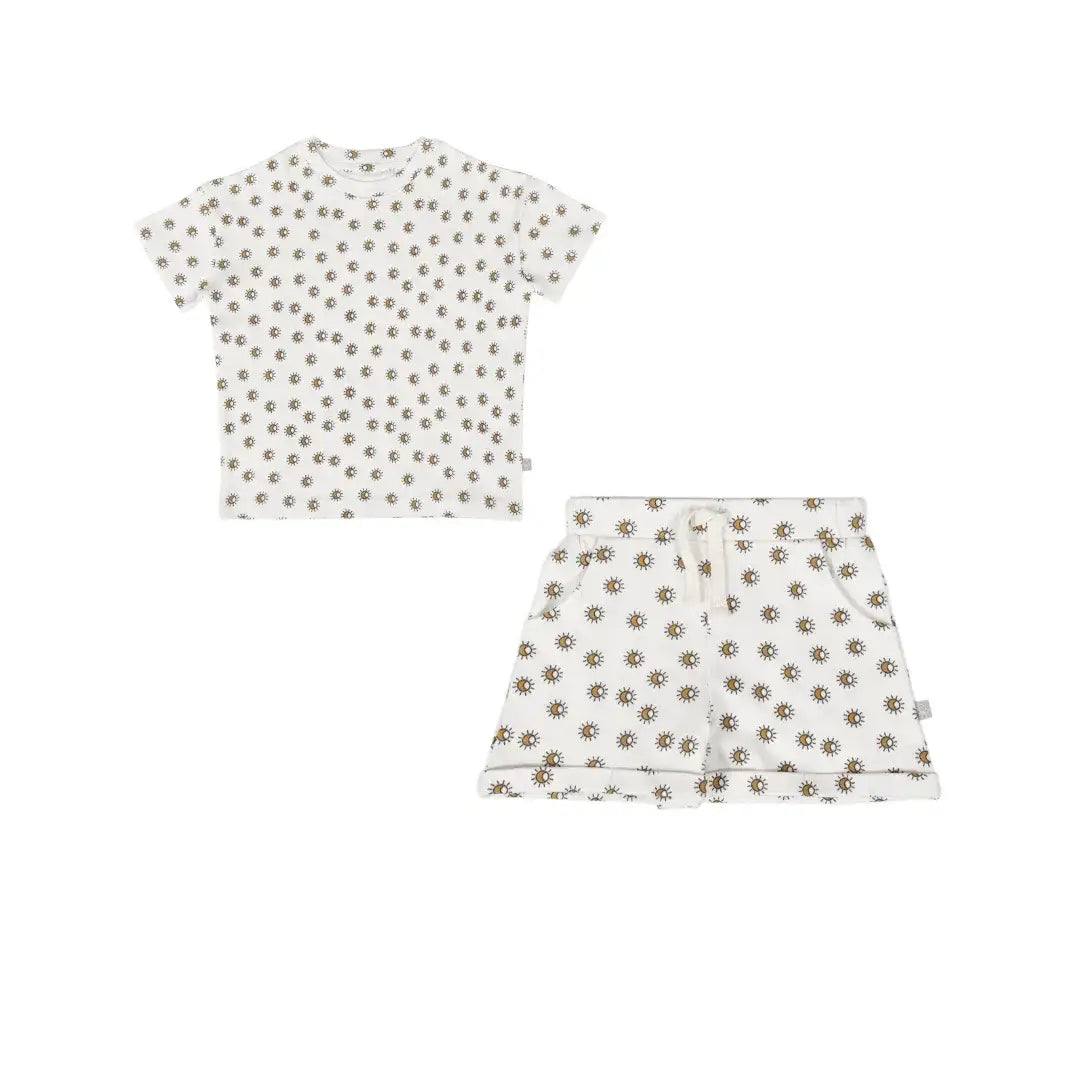 shirt & short set | sun ray
