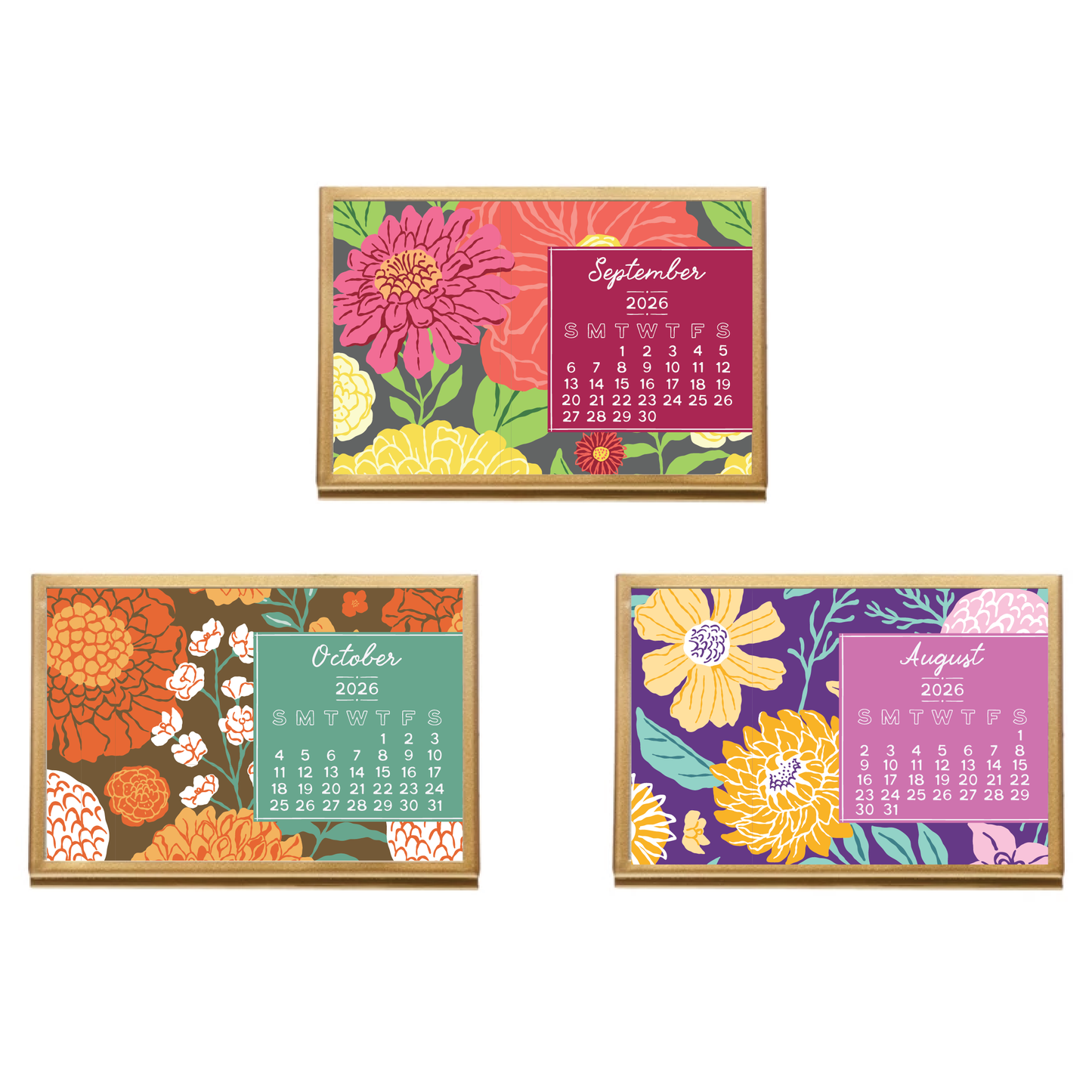 Blooms 2026 Calendar - 4x6