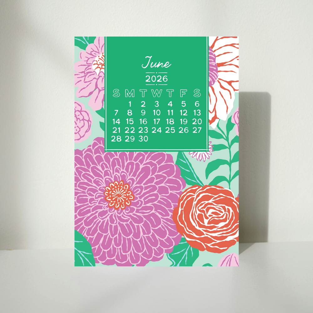 Blooms 2026 Calendar - 5x7
