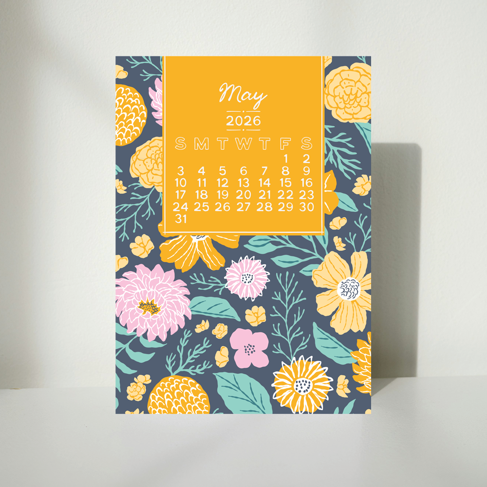 Blooms 2026 Calendar - 5x7