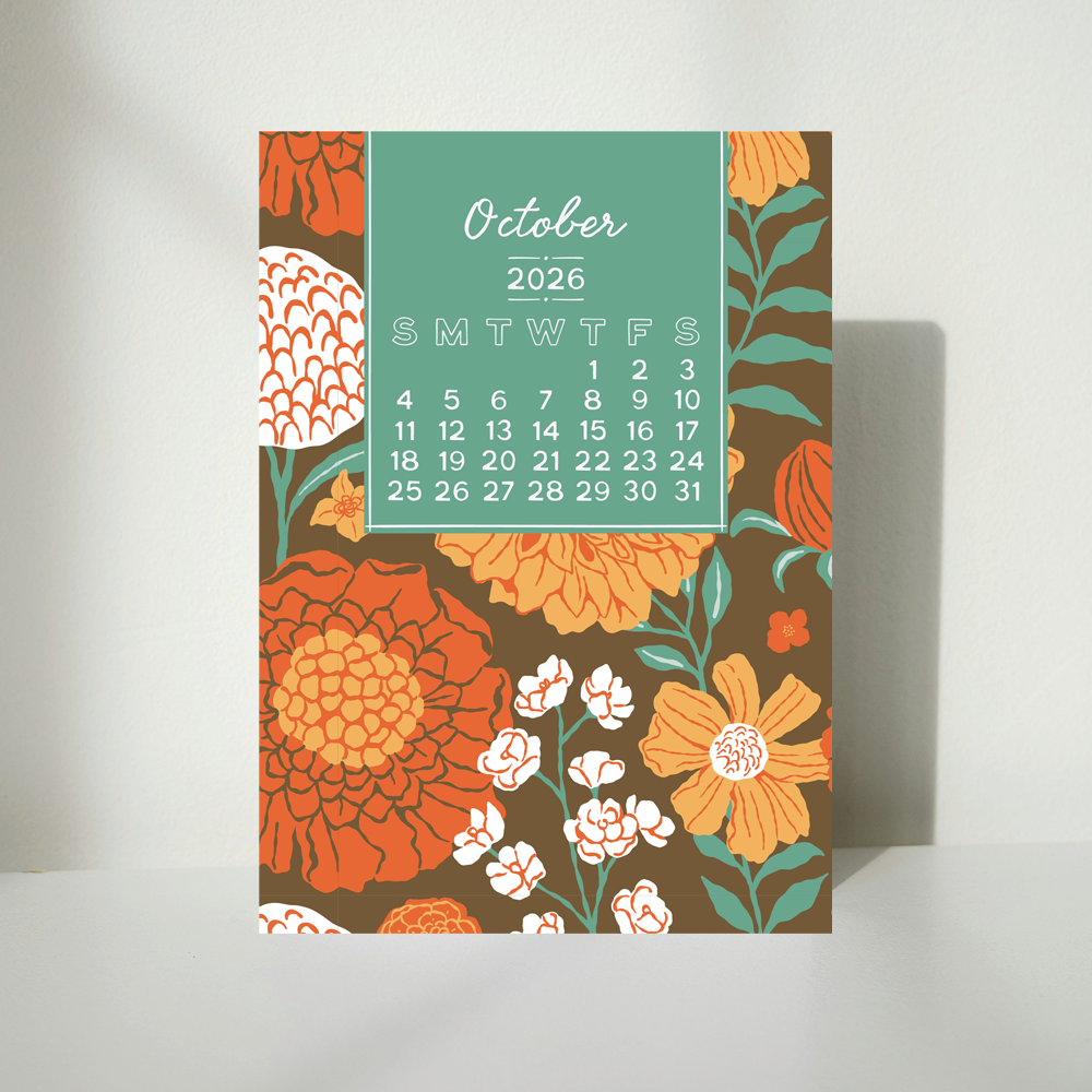 Blooms 2026 Calendar - 5x7