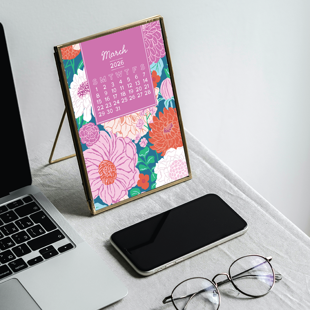 Blooms 2026 Calendar - 5x7