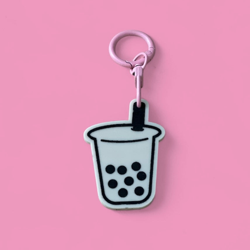 Boba Milk Tea Keychain & Bag Charm