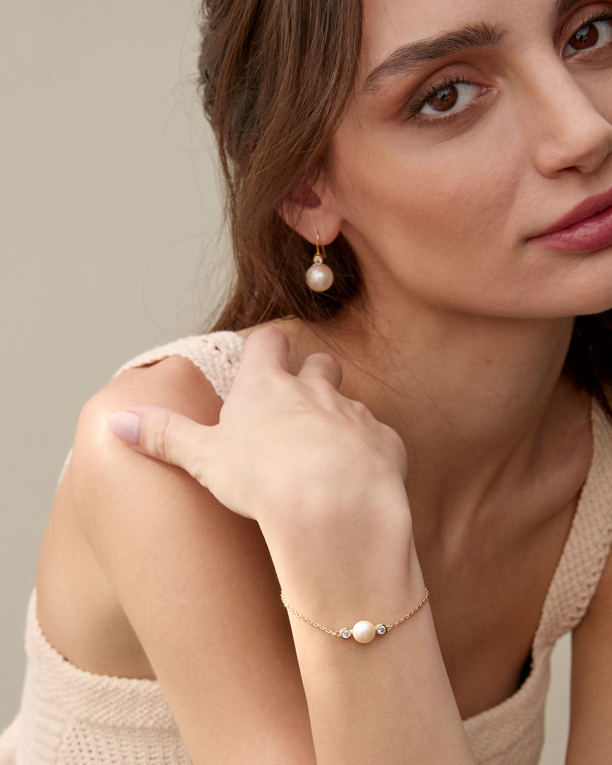 By My Side Pearl Bracelet