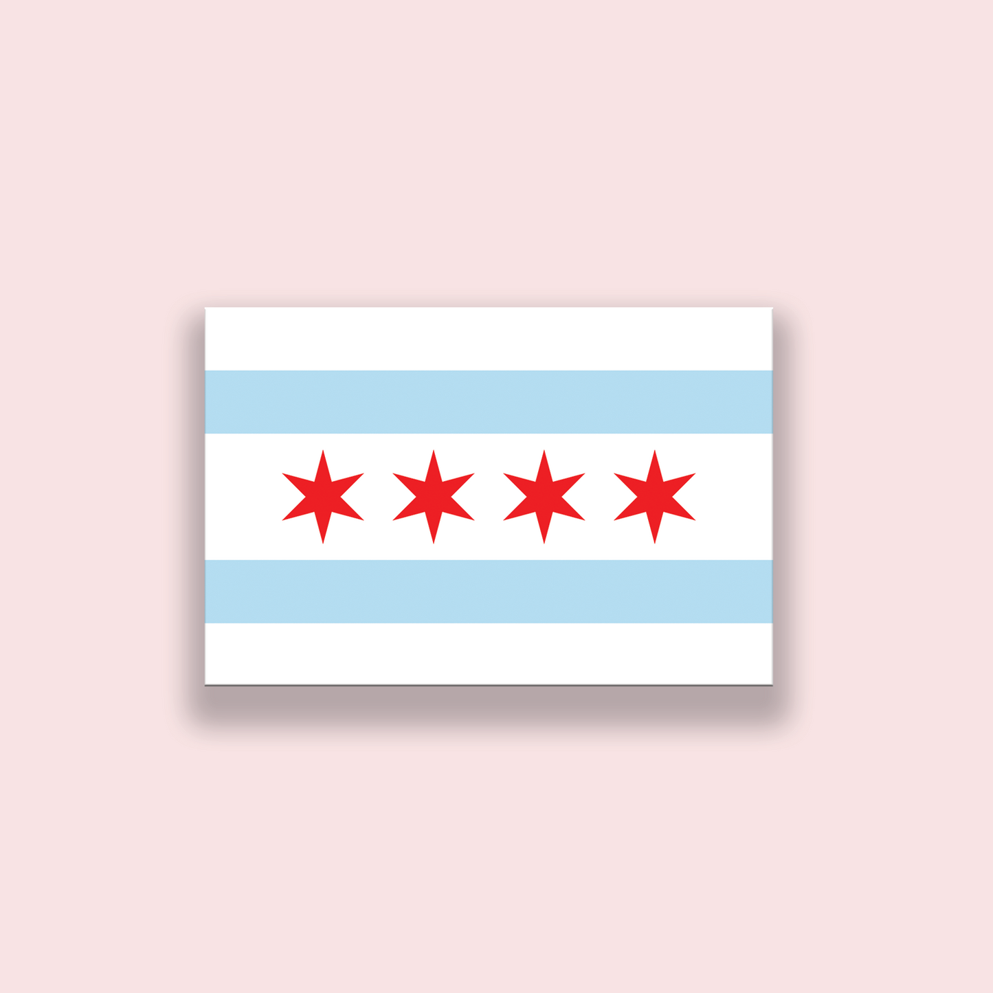 Chicago Flag Vinyl Sticker
