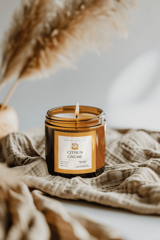 Citrus Crème Beeswax Candle