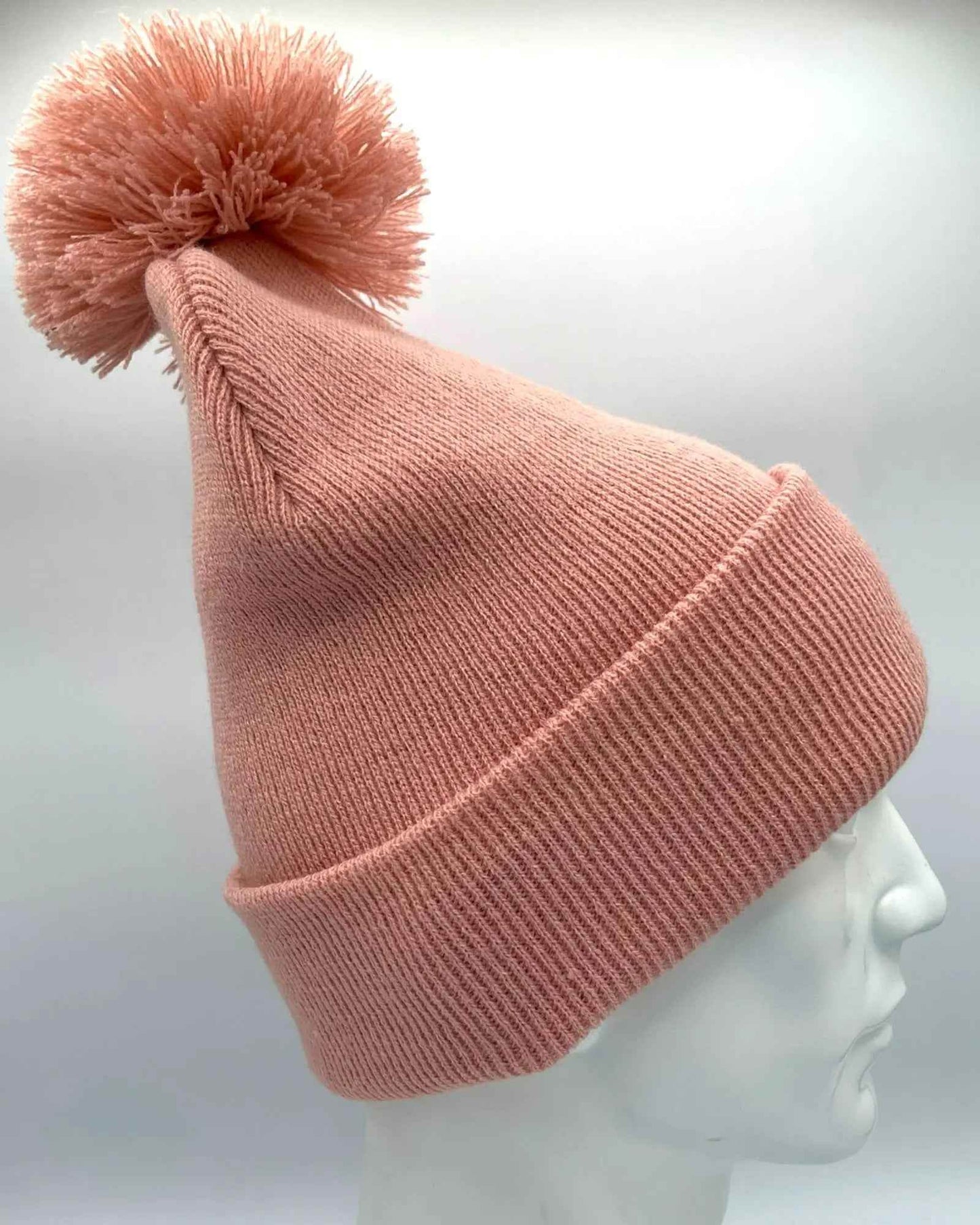 HAAKWEAR PomPom Beanie - Made in USA - Pearl Pink