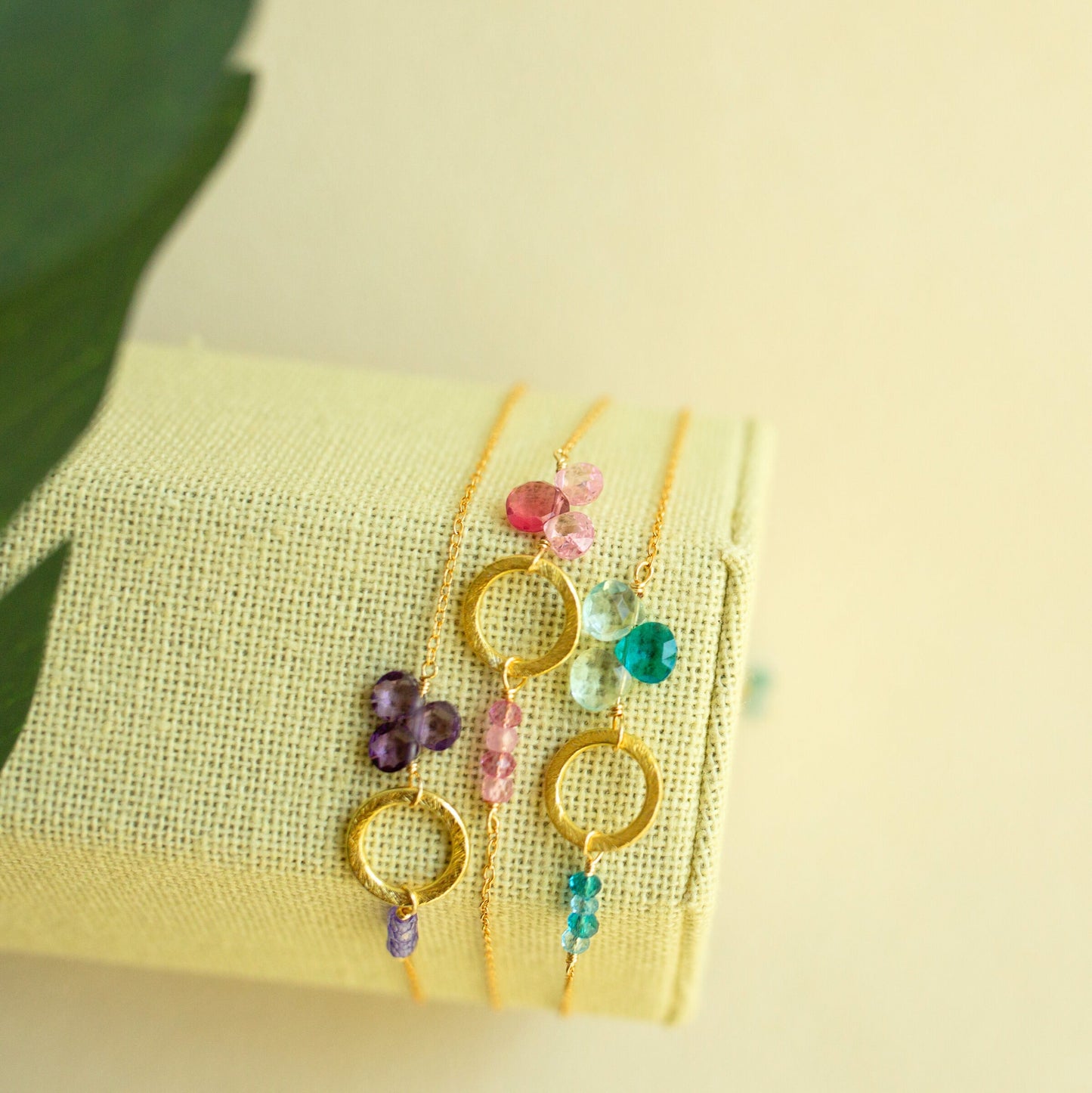 Pink Tourmaline Solara Bracelet