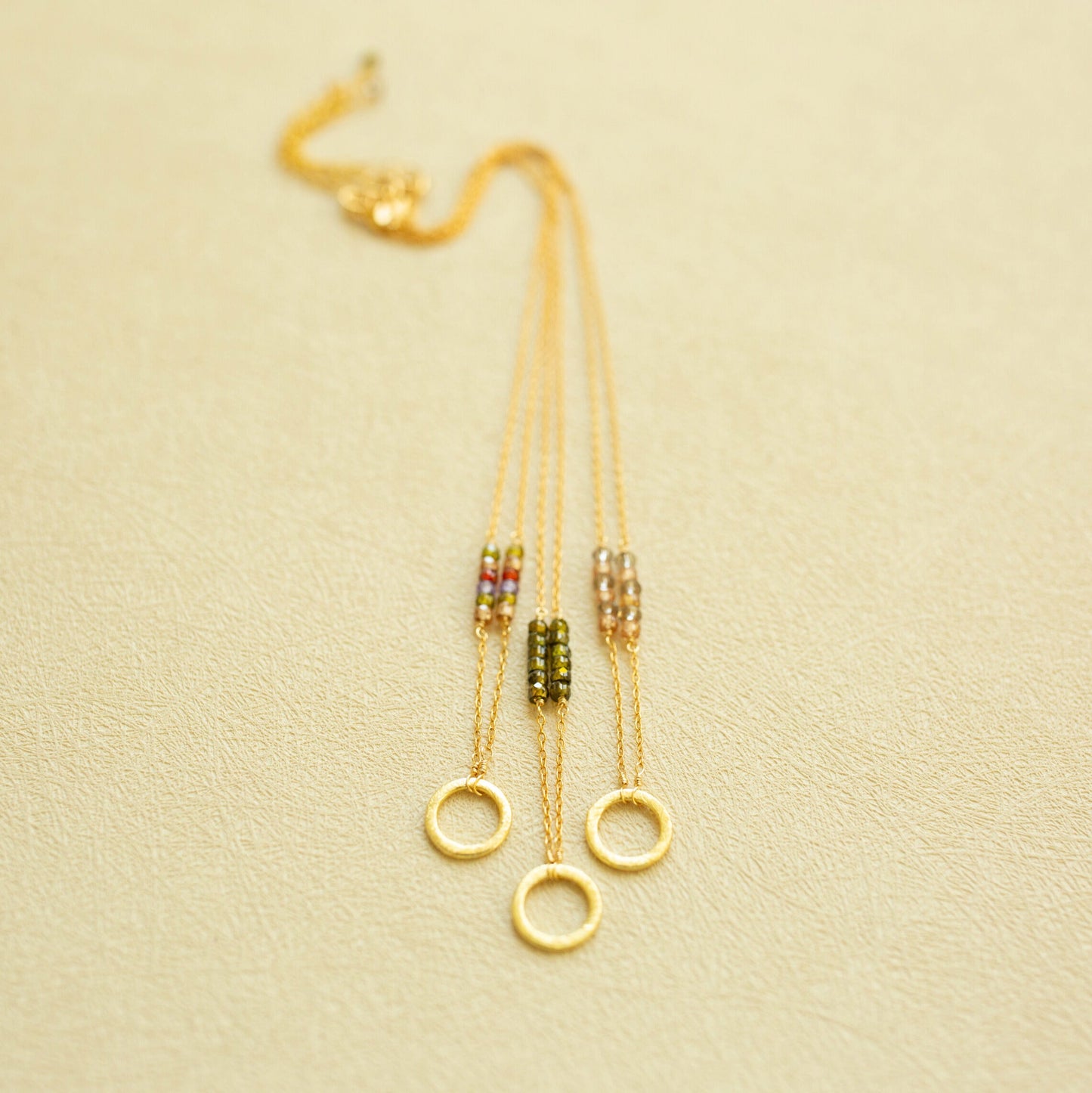 Champagne Quartz Solara Necklace
