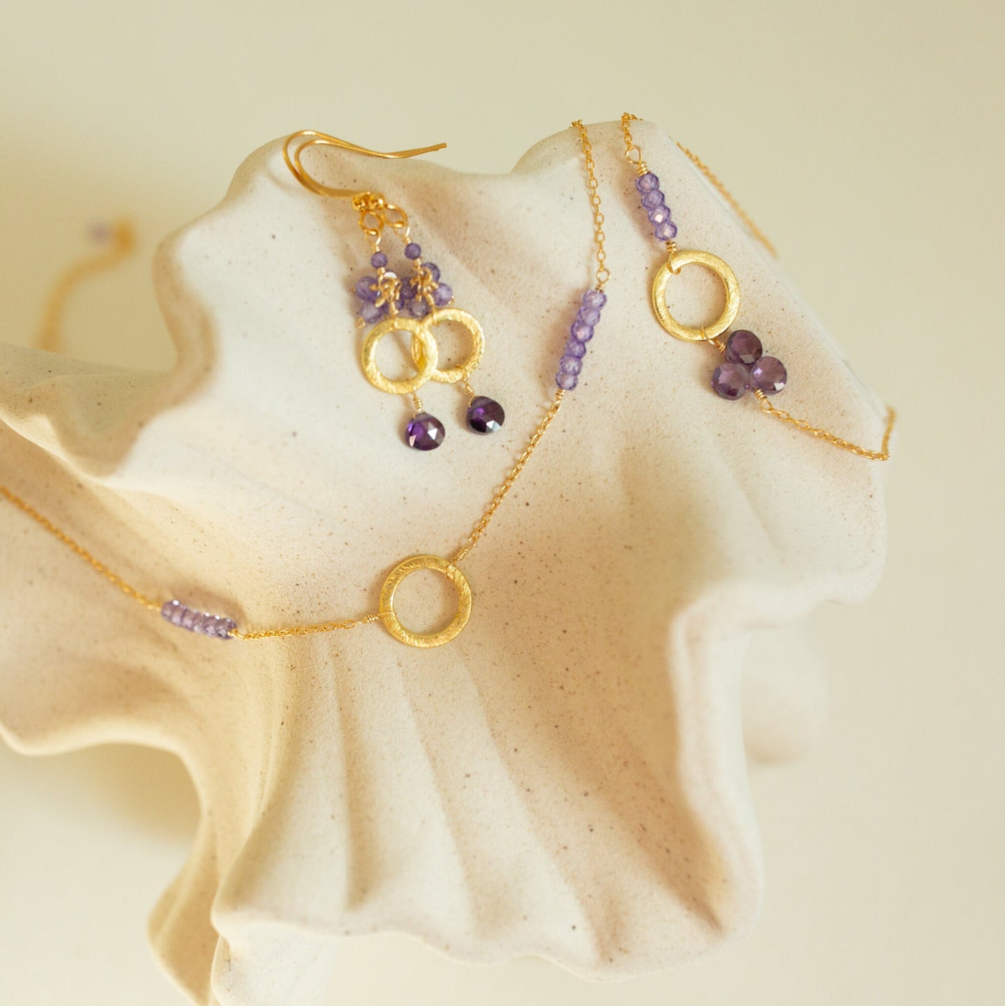 Amethyst Solara Earrings