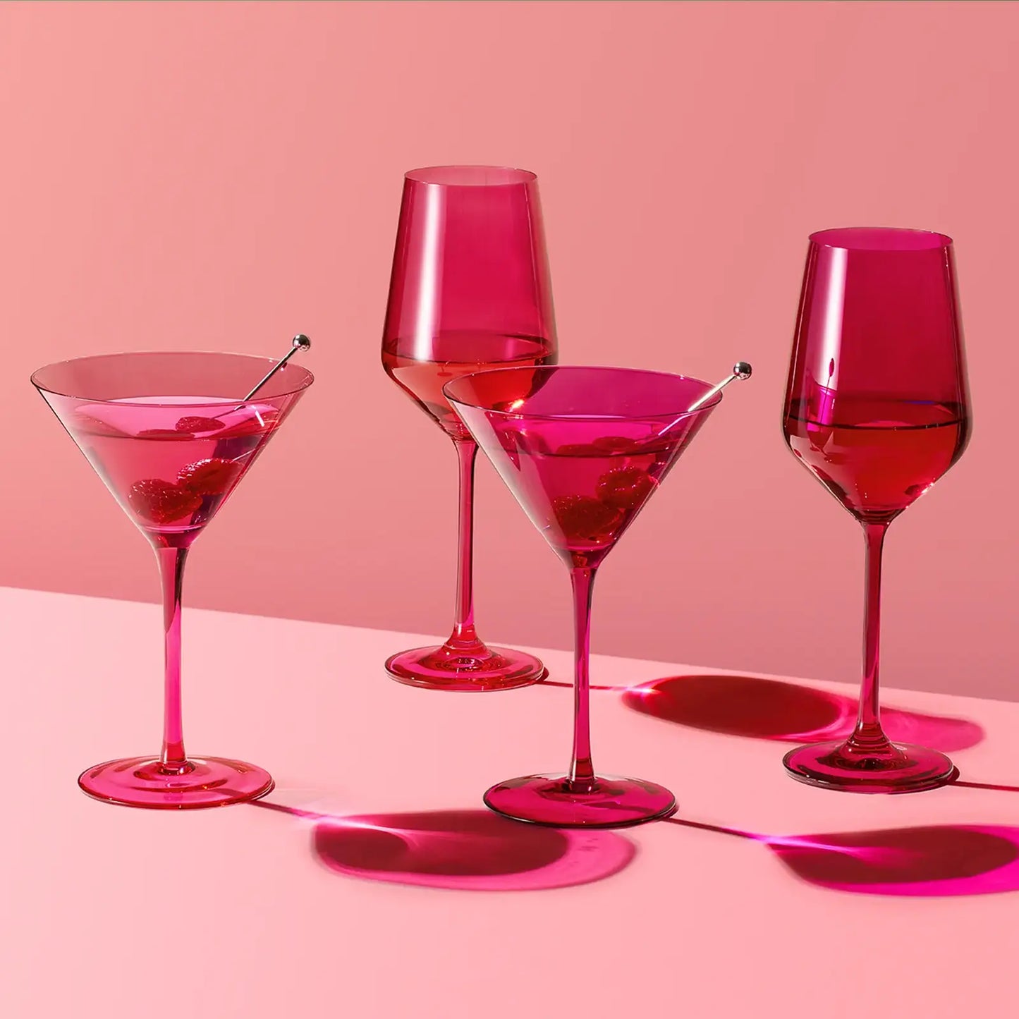 Chica Stemmed Wine Glassware, Set of 2