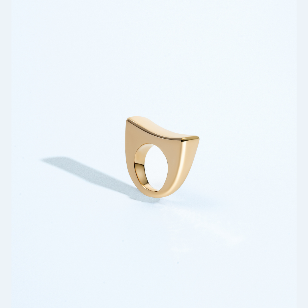 Caroline Sculptural Dome Ring