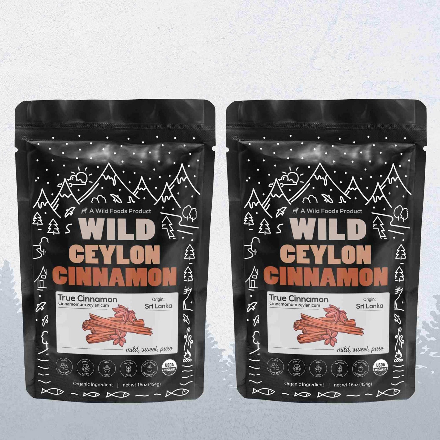 Ceylon Cinnamon Powder Organic, 64 servings - USDA Organic Cinnamon from Sri Lanka