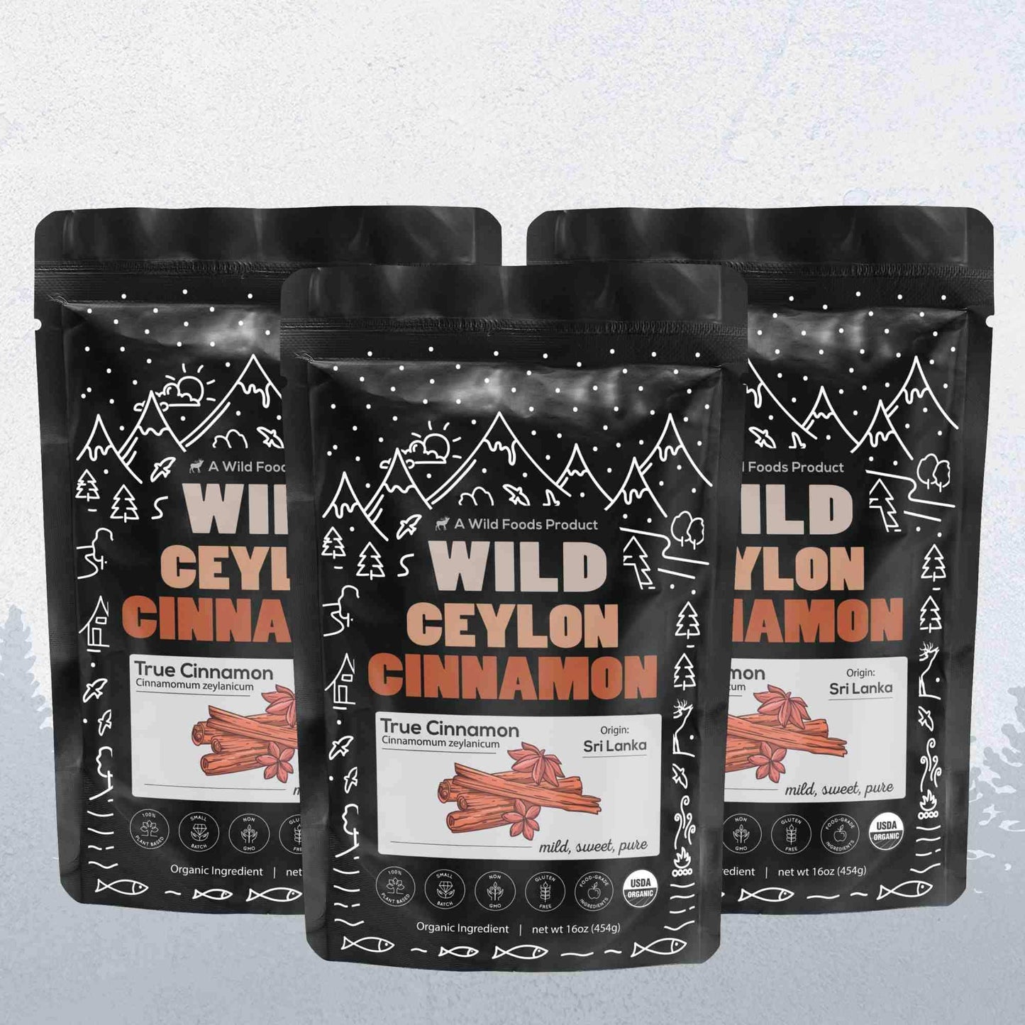 Ceylon Cinnamon Powder Organic, 64 servings - USDA Organic Cinnamon from Sri Lanka