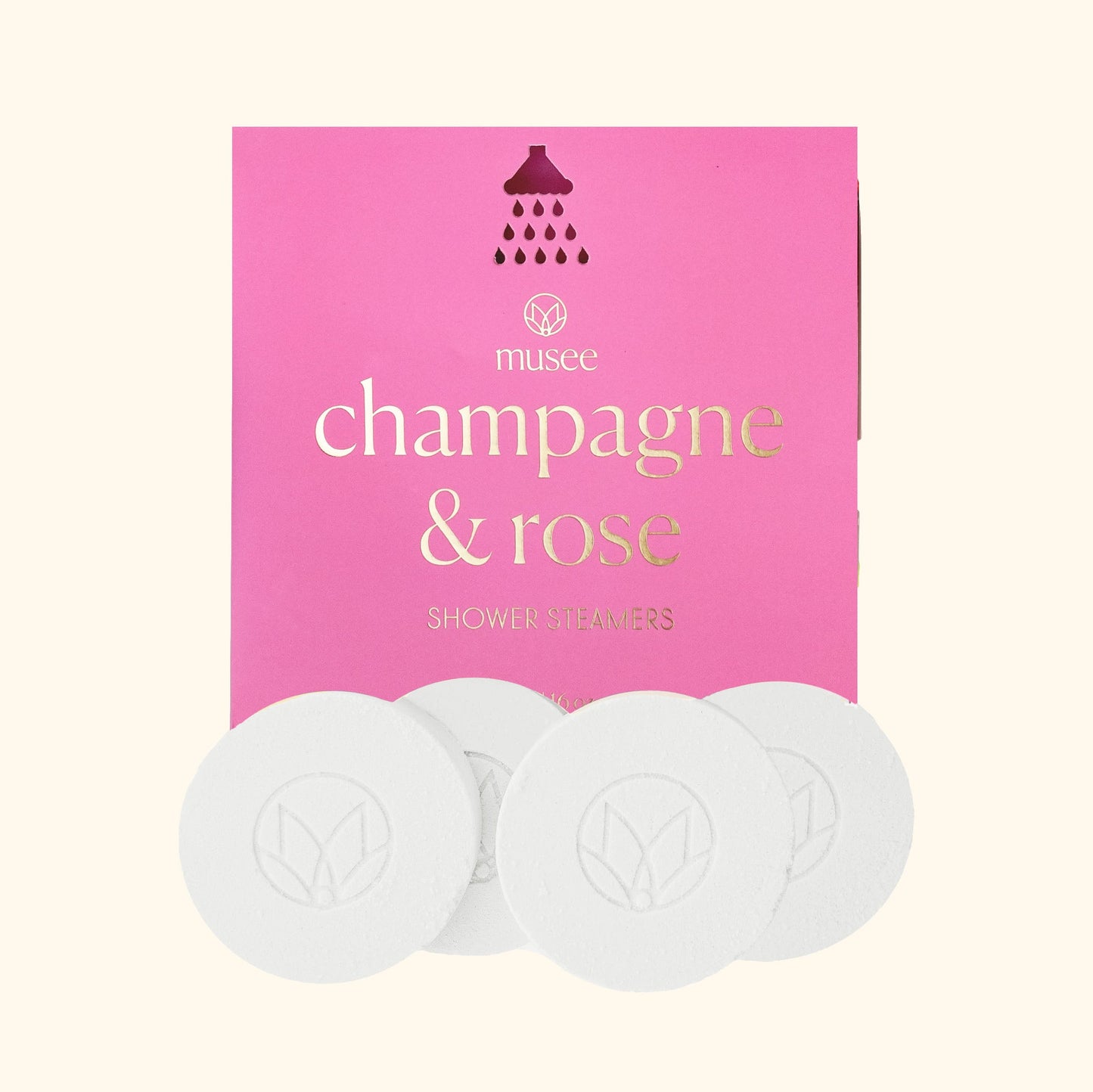 Champagne & Rose Shower Steamers
