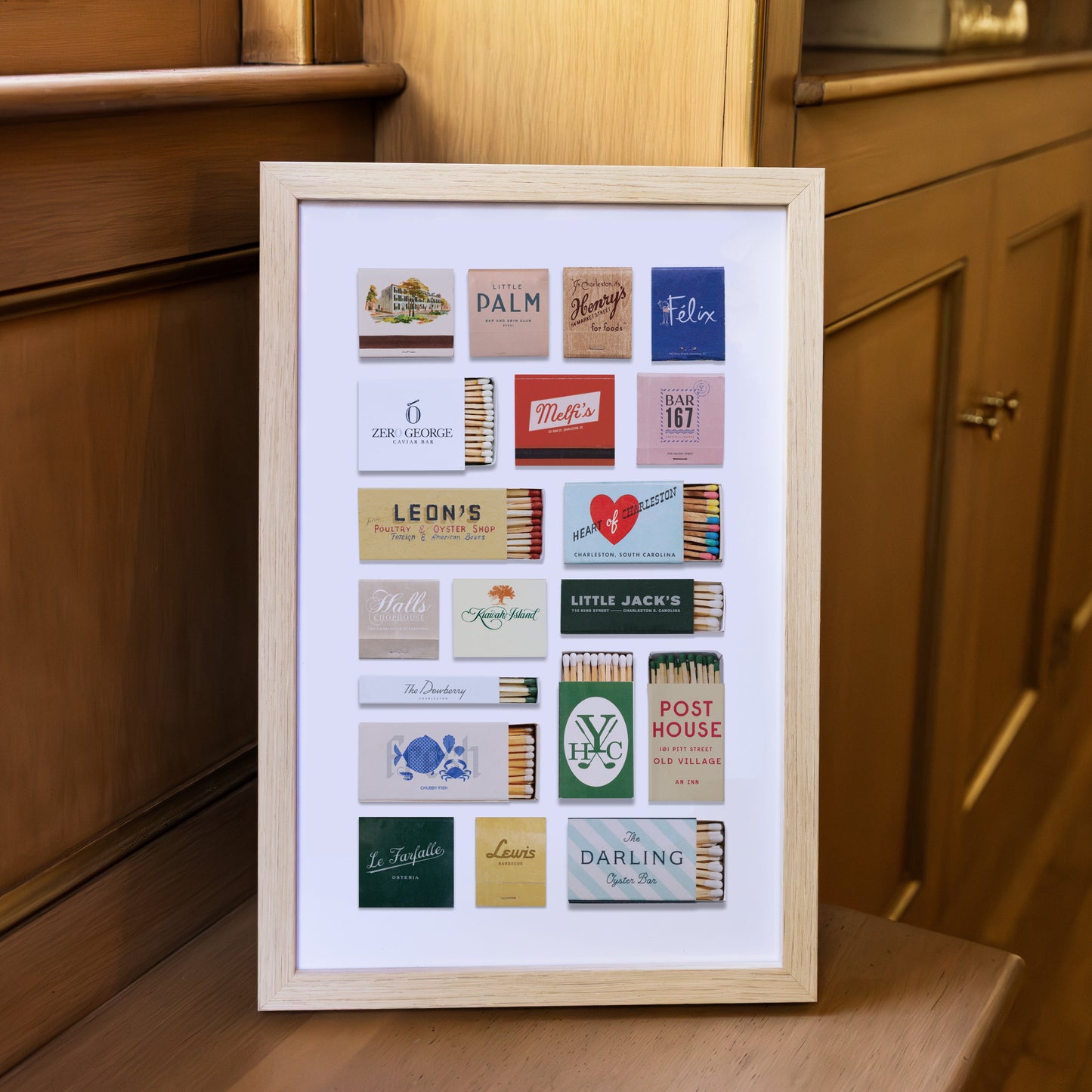 Charleston Collage Poster