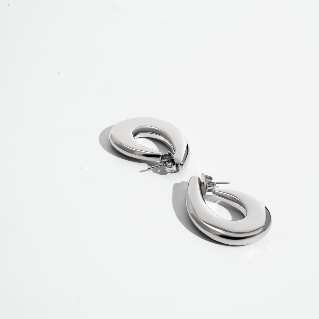 Clara Chunky Gold Hoop Earrings