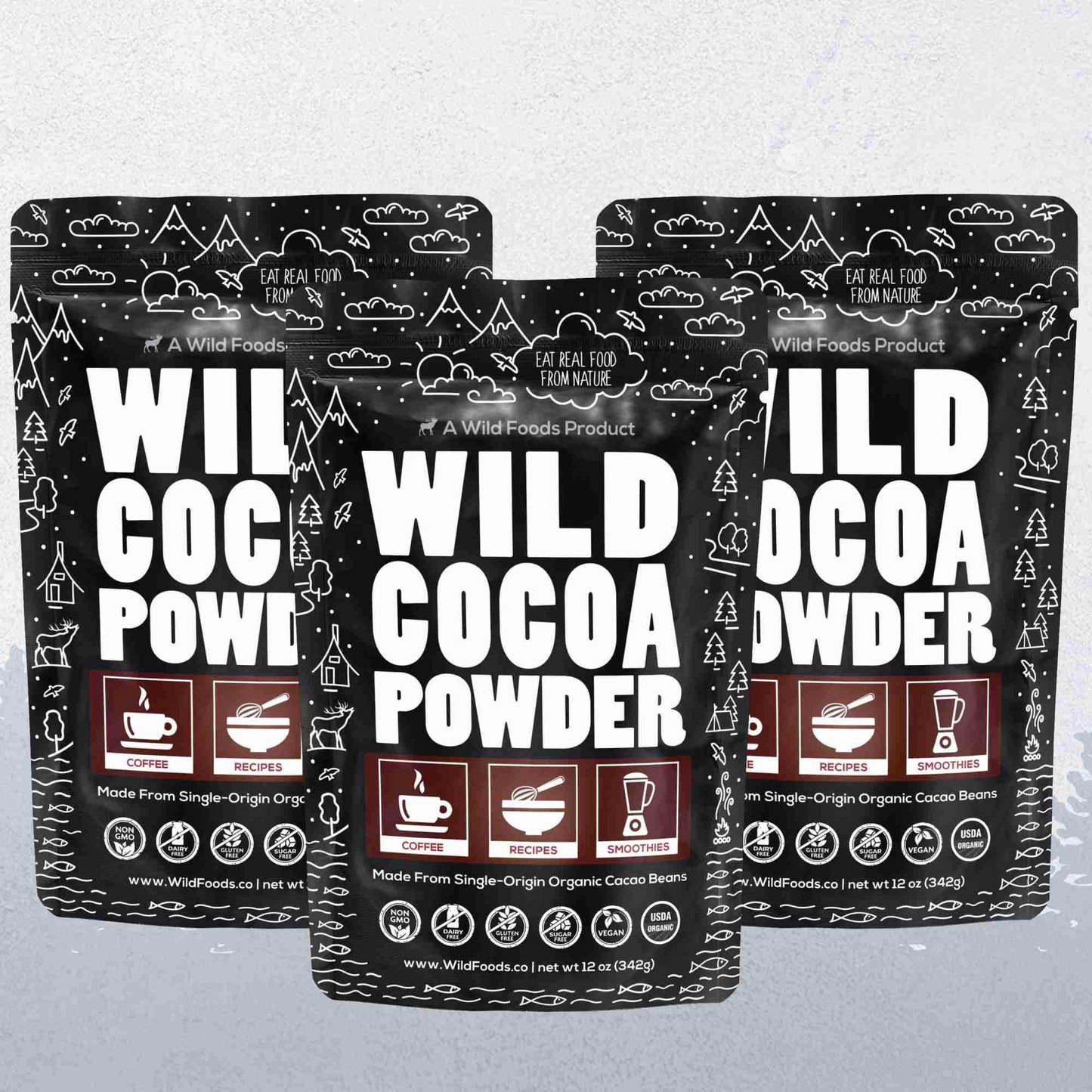 Cocoa Powder, 57 servings - Single-Origin Antioxidant