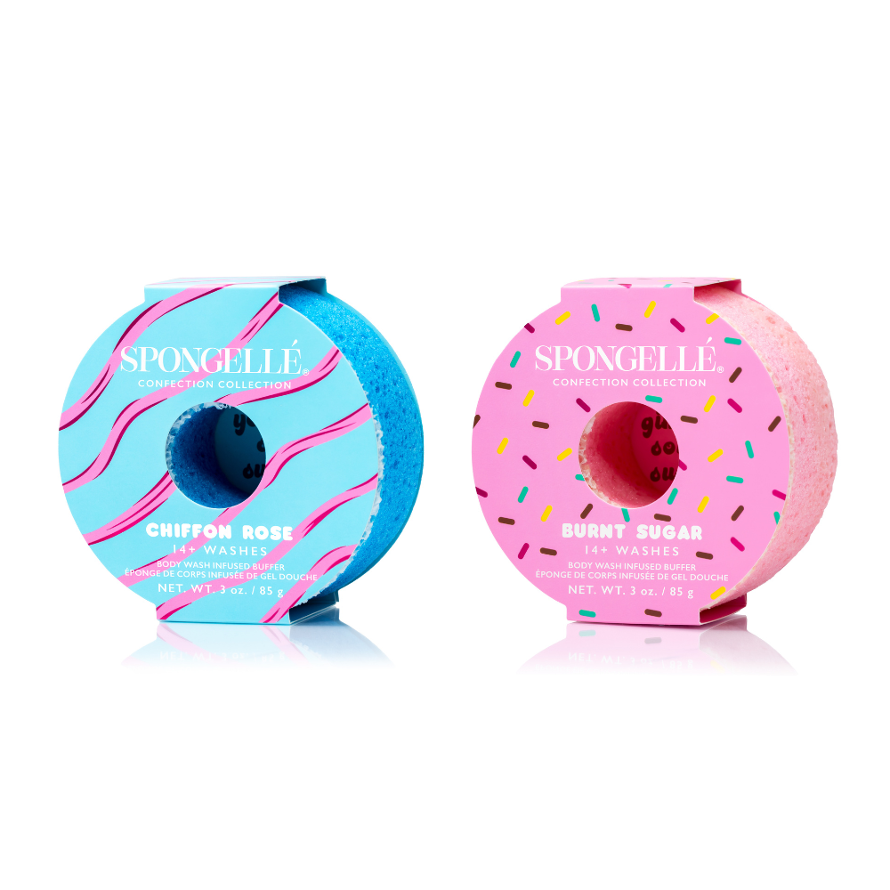 Burnt Sugar & Chiffon Rose Body Buffer Set