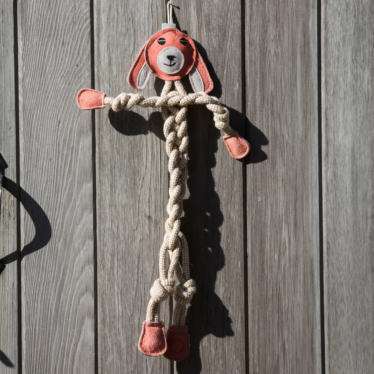 Bitsy Bunny Natural Rope Knottie® Dog Toy, Large (9mm rope diameter)