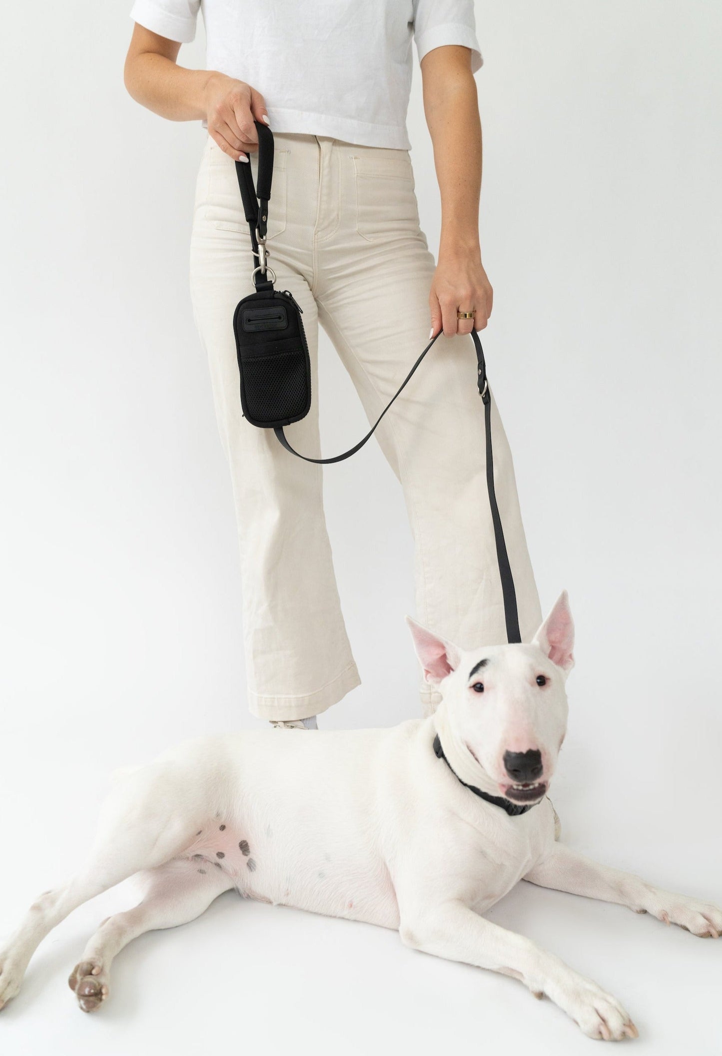 Original Neoprene Dog Walk Bag with Leash
