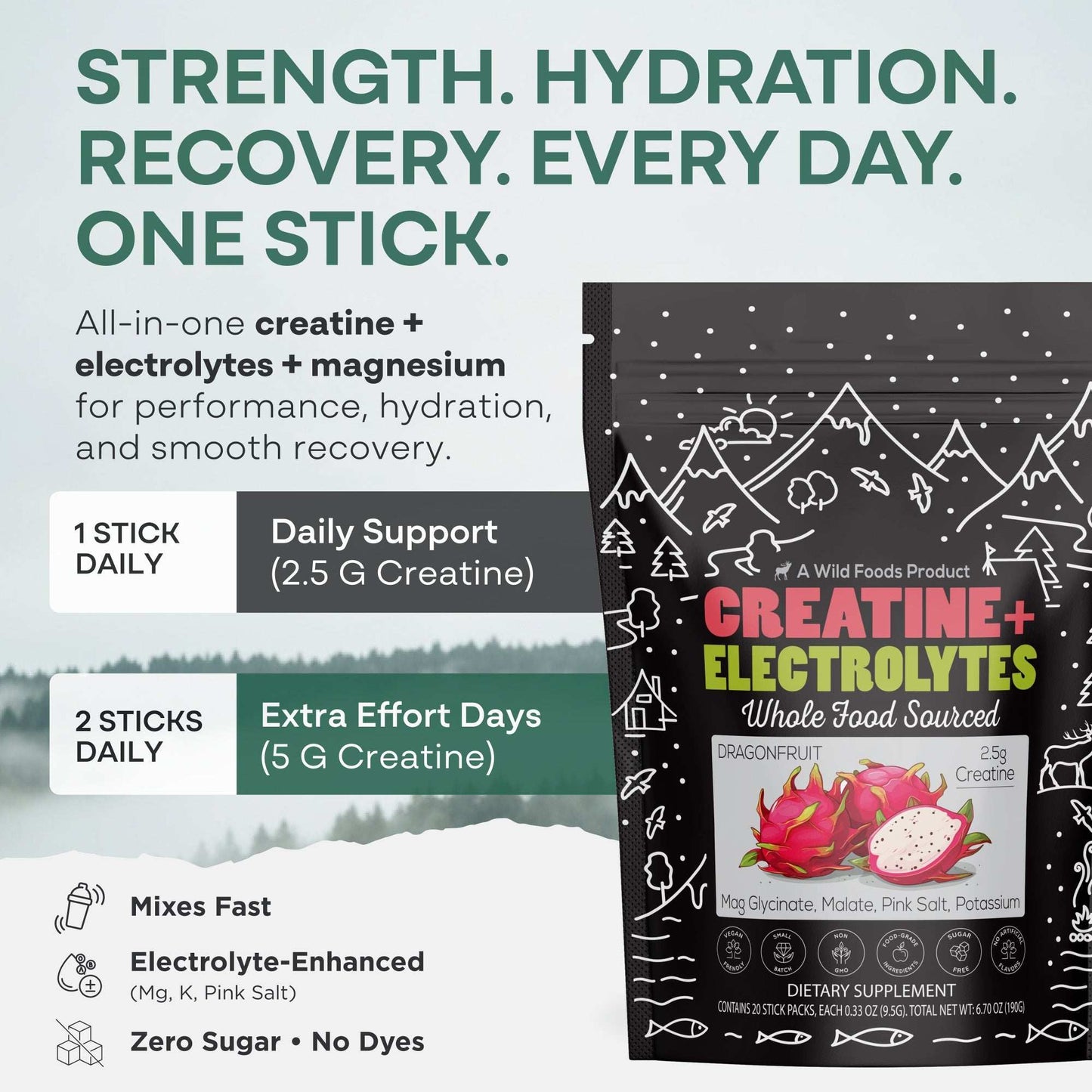 Wild Creatine Electrolytes