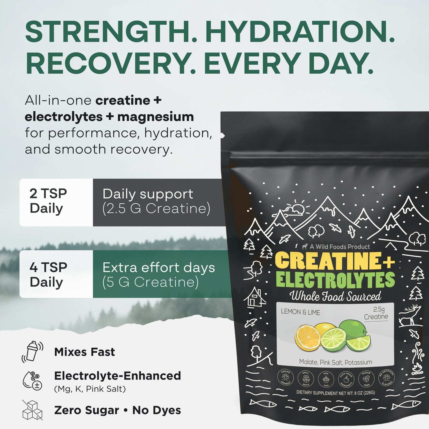 Wild Creatine Electrolytes