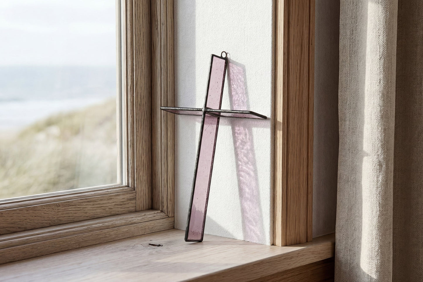Summer Gold Cross Suncatcher