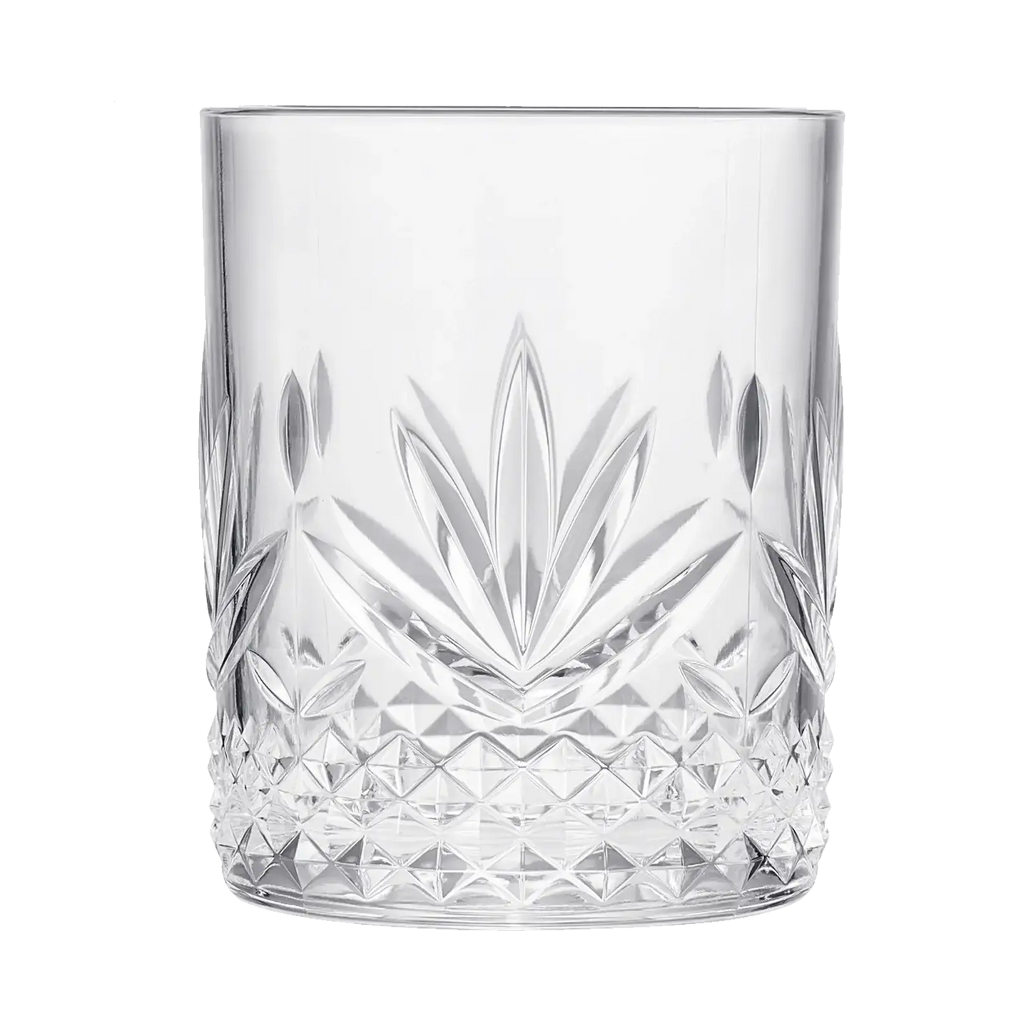 Onix Acrylic Crystal Lowball, Set of 4