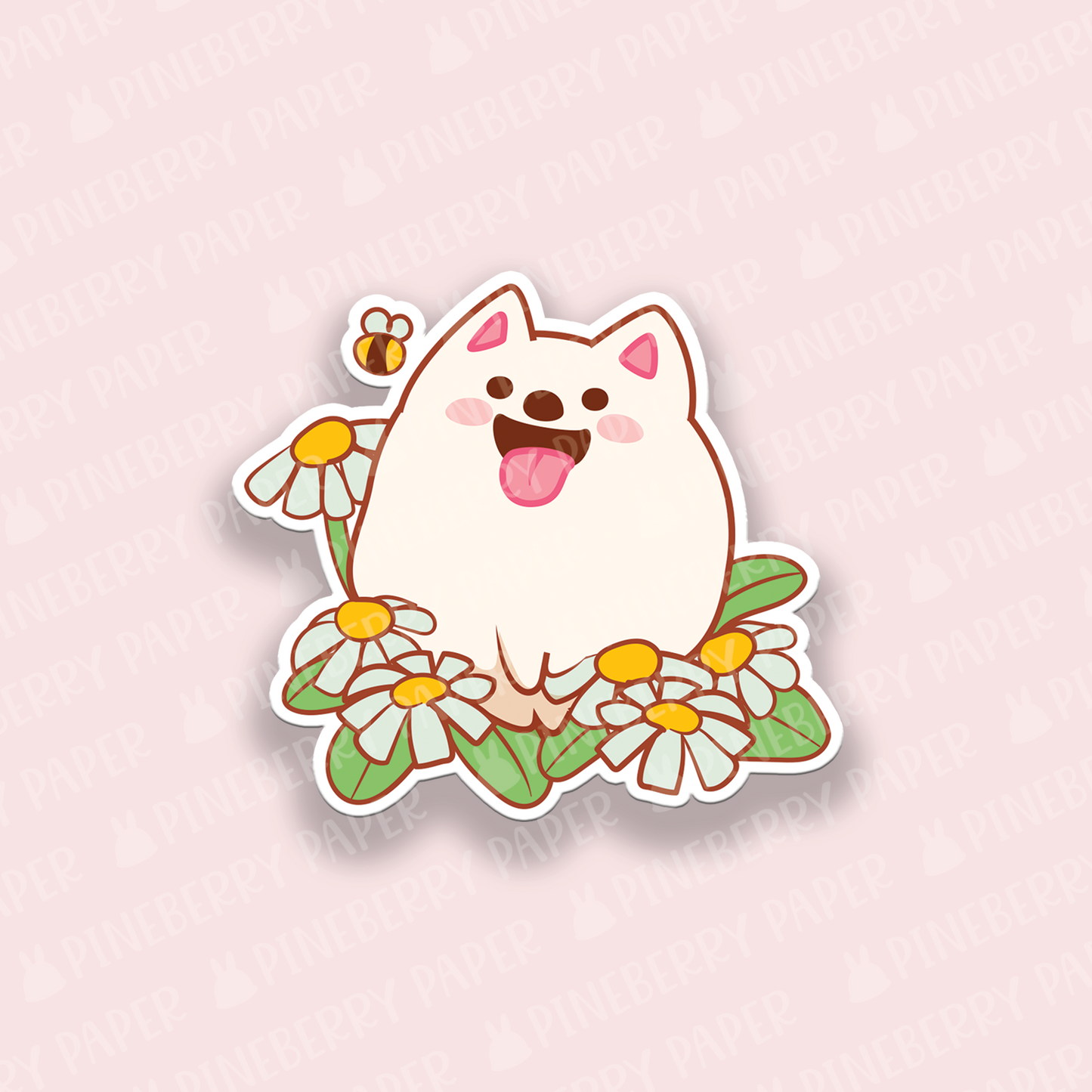 Daisy Dog Vinyl Sticker