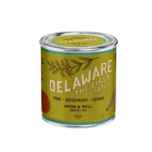 Delaware State Candle