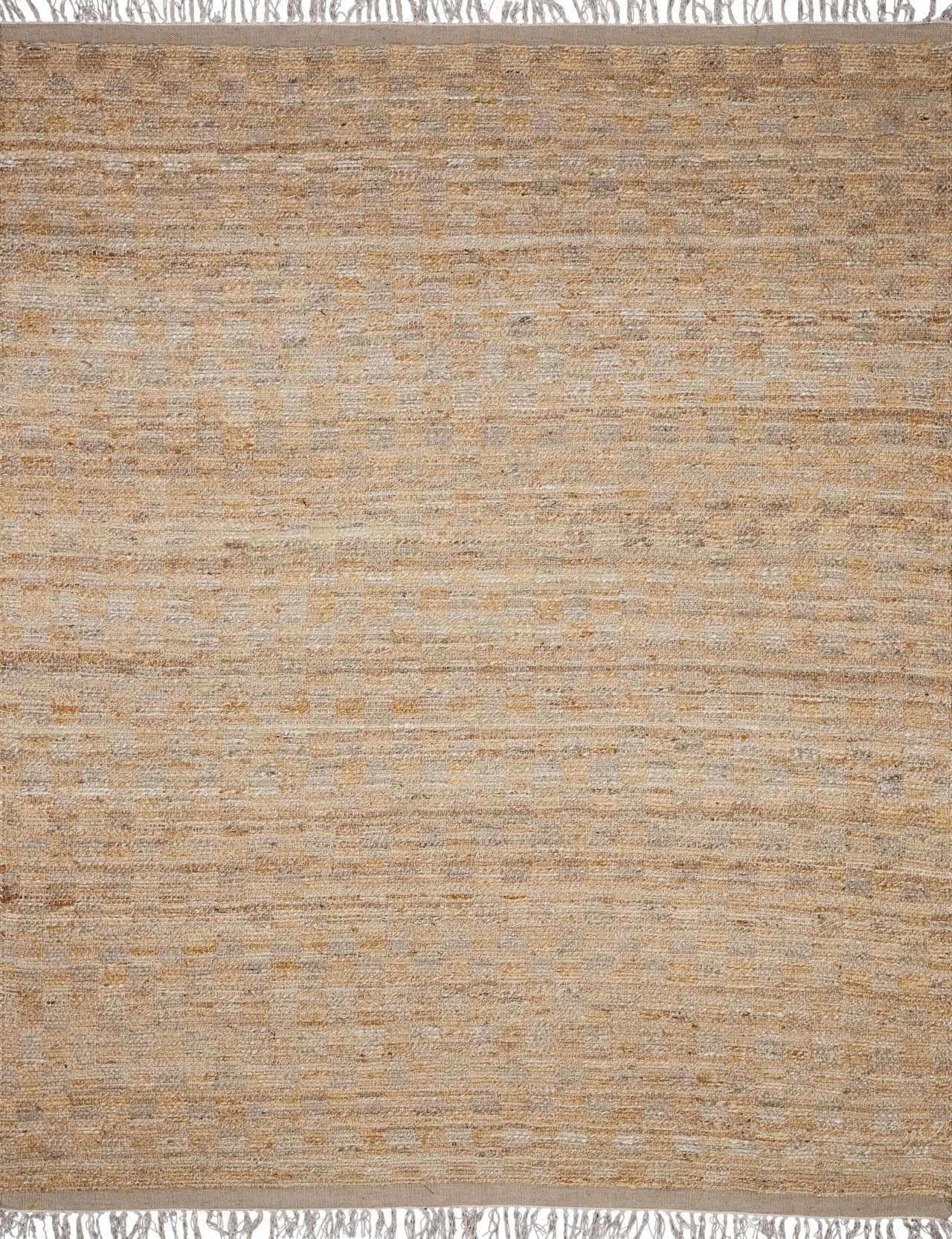 Lonut Checkered Jute Area Rug - Clearance
