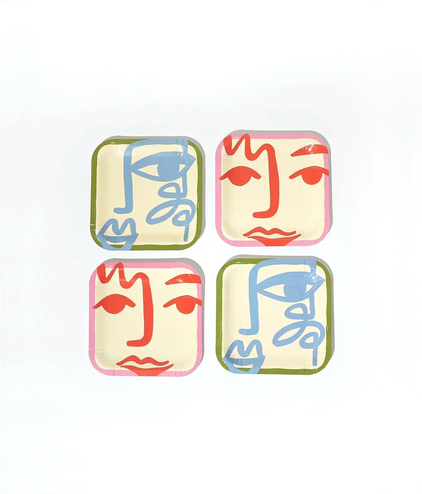 Art Party Dessert Plates (x 12)